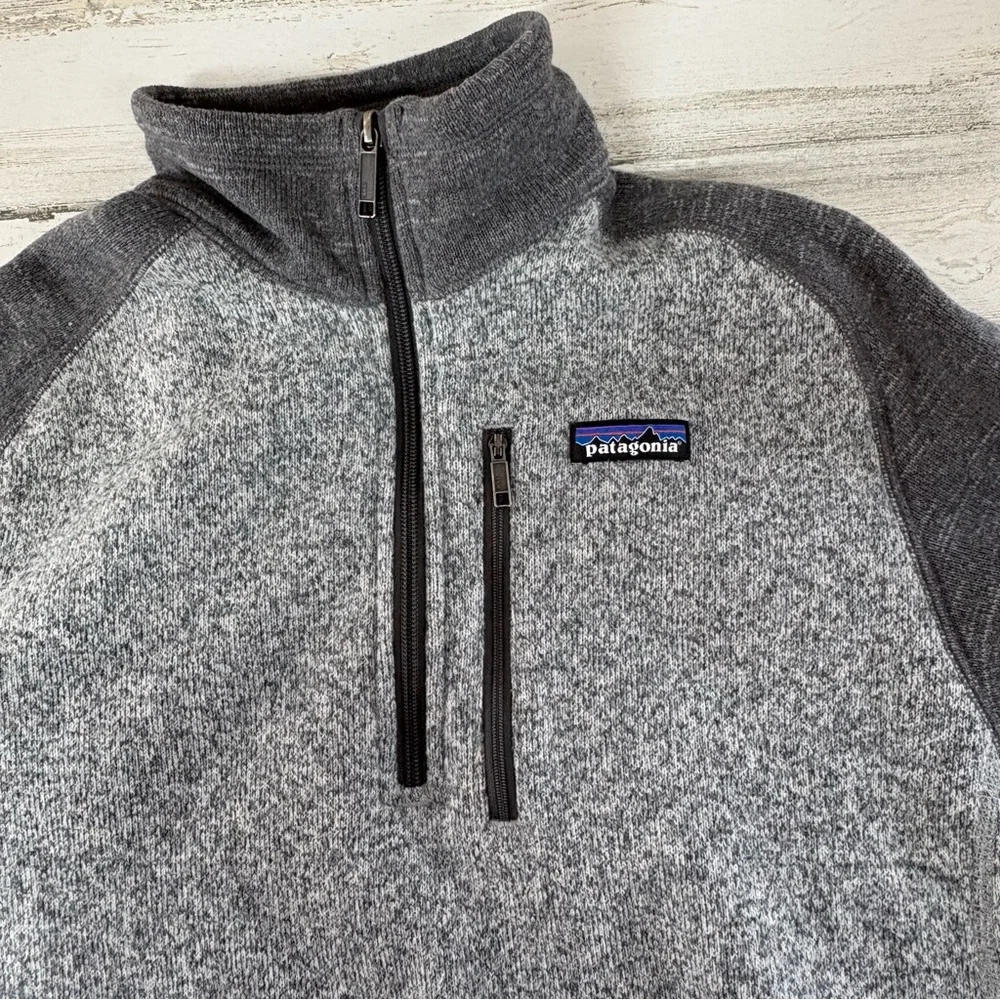 Patagonia Men’s Size Medium Better Sweater 1/4 Pullover 100% Polyester